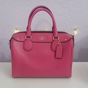 Pink coach bag